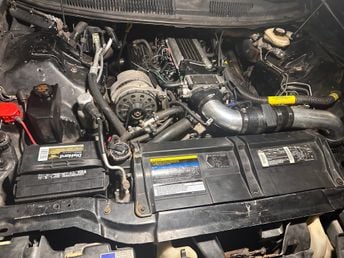 Engine placed in the Camaro